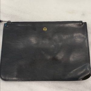 AG leather clutch